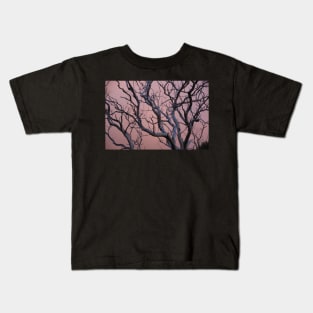 Branching out in Pink at Magpie Springs by Avril Thomas Kids T-Shirt